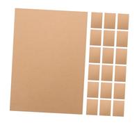 AKOOSY 50pcs Kraft Paper Sheets Thick Cardstock Paper for DIY Crafts Invitation Cardstock Thin Cardboard Sheets for Painting Scrapbook Making