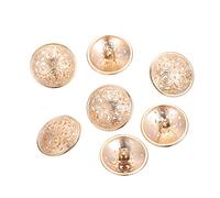 AKOOSY 50Pcs Vintage Hollow Alloy Metal Buttons for Business Suits Coats Sweaters Clothing Accessories DIY Crafting Gift