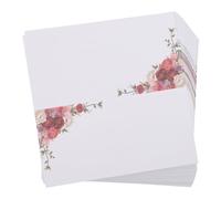 AKOOSY 50pcs Wedding Invitation Cards Blank Place Cards for Weddings Parties Birthdays Writable Paper with Smooth Ink Friendly Surface DIY Handwritten Name Table Tags