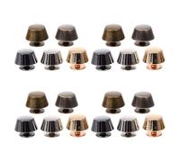 AKOOSY 50pcs Zinc Alloy Leather Bag Bottom Studs with Flat Head round Shape, Purse Feet Hardware for Leathercraft Bags, Streamlined Workflow and Universal Compatibility for Crafting