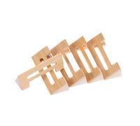 AKOOSY 5pcs Handmade Sanxian Bridge Replacement with Hollow Aged Bamboo Design for Acoustic Resonance Noise Reduction and Strong Sound Quality for Traditional Chinese