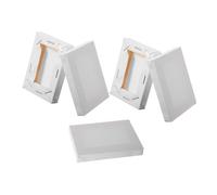 AKOOSY 5Pcs Mini Oil Painting Canvas Frames Stretched Cotton Cloth Pine Wood DIY Painting Boards for Artists Creative Art Frames for Home Office Gallery Wall Decor