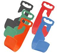 AKOOSY 5pcs Multifunctional Garden Hose Holder Rack Wall Mounted Water Pipe Storage Organizer for Outdoor Patio Garage Easy No Assembly Hose Support Green Black Red Orange Sky Blue