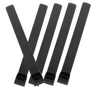 AKOOSY 5pcs Piano Keytops Glossy Black Piano Keyboard Replacement Parts Suitable for Musical Instrument Supplies