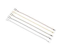 AKOOSY 5pcs Vintage Chain for Pocket Watch Link Retro Jean Pants Accessory for Men Easy to Install Clasp Hangers Versatile Fashion Statement for Business and Casual Wear