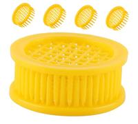 AKOOSY 6pcs Bee Rearing Cell Cups Plastic Incubation Bases Lightweight Beekeeping Tools for Beginners and Professionals Safe Equipment for Queen Introduction and Hive Management