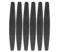 AKOOSY 6pcs Black Pvc Car Bumper Guard Strips with Wear Resistant and Self-adhesive Backing, Classic Sleek Style Protective Trim for Front and Rear Bumpers, for Suv and Pickup Truck Use