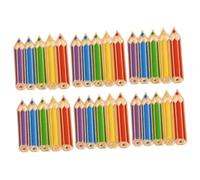 AKOOSY 6Pcs Cartoon Alloy Pencil Lapel Pins Brooches Colorful Mini Pen Shaped Collar Decor Accessories for Clothing Unique Stylish Jewelry for Women and Men