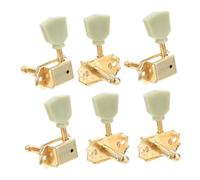 AKOOSY 6Pcs Guitar Head Tuner Pegs with Jade Diamond Handles Lr Electric Acoustic Guitar Tuning Keys Replacement Parts