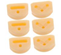 AKOOSY 6pcs Guitar String Buckle Nylon String Retainer Trees Bridge Beads Clamp Beads Fasteners