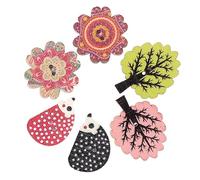 AKOOSY 6pcs Magnetic Needle Minders for Cross Stitch DIY Sewing Accessories Compact Simple Pin Holder with Vintage Style Handy for Needlework Storage and Craft Kits Random Color