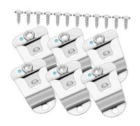 AKOOSY 6pcs Mic Clip Stainless Steel Microphone Holder Hanger for Vehicle, Universal Replacement for Gm3688, Gm338, Gm950e and Gm950i Mobile Radio