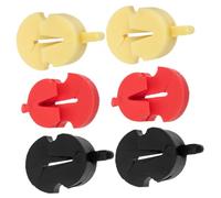 AKOOSY 6pcs Rubber Practice Mutes for Violin and Small Instrument Mute with Volume Dampening for Quiet Practice Suitable for Beginners and Advanced Players