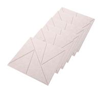 AKOOSY 6pcs Self-adhesive Acoustic Soundproofing Panels High Density Foam Wall Absorption Pads for Office Music Room Gaming Room Sound Insulation Treatment