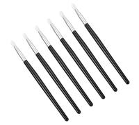 AKOOSY 6pcs Silicone Lip Brush Set for Women, Lipstick Brush Applicator with Fill Eyelid and Makeover Features, Stylish and Chic Makeup Tool for Christmas and New Year