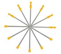 AKOOSY 6pcs Stainless Steel Telescopic Sprayer Rods Lightweight Extension Lance for Garden and Agricultural Use Easy to Install Hose Wand Replacement