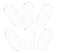AKOOSY 6Pcs Violin Bridge Protector Pads, Cream Sheepskin String Instrument Protection, Anti-Vibration Violin and Viola String Guards for Practice and Lessons