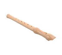 AKOOSY 8-Hole German Soprano Clarinet Peach Wood Detachable Wind Instrument for Kids Two-Section Music Teaching Aid Cleaning Rod