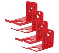 AKOOSY 8 Set Fire Extinguisher Holder Wall Mount Brackets with Screws, Iron and Plastic Minimalist Design for Secure Placement and Streamlined Routine Checks in Power Rooms