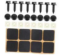 AKOOSY 8 Sets Stainless Steel License Plate Screw Anti-theft Car Plate Fastening Kit with Washers Fit for Suvs Motorcycles and Rvs and Stylish Numberplate Bolts