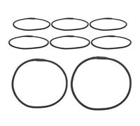 AKOOSY 8pcs Anti-vibration Rubber Bands for Microphone Holder, Universal Elastic Rings Made of Sturdy Rubber with Easy-on Design, for Studio Recording and Busy Environments