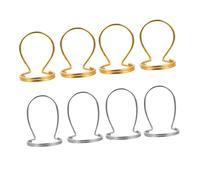 AKOOSY 8Pcs Finger Guitar Plectrums Musical Supplies Metal Thumb Picks Comfortable Light Guitar Picks for Bass Acoustic Strings, Beginner-Friendly