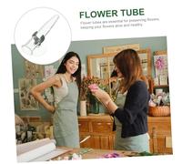 AKOOSY 8pcs Flower Transplanting Tubes with Suction Cups for Fresh Flower Nutrition and Watering Reusable Floral Vials for Home and Florist Arrangements Suitable for Roses Carnations