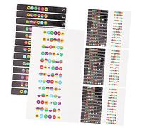 AKOOSY 8pcs Guitar Fretboard Stickers with Fret Guide Label, Pvc Material, Easy to Stick, Clearly Shows Name and Tone, for Beginners Learning Acoustic Guitar