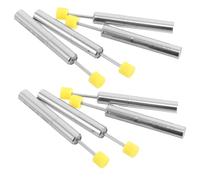 AKOOSY 8pcs Stainless Steel Trash Can Dampers Replacement for Kitchen Bins Hydraulic Slow Closing Shock Absorbers Close Lid Mechanism for Wastebasket Lids Noise Reduction
