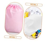 AKOOSY 8pcs Travel Shoe Drawstring Bags Large Capacity Portable Storage Organizer for Shoes and Clothes Lightweight Non-Woven Dustproof Pouches Versatile Packing for Men and Women
