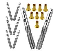 AKOOSY 8sets Piano Tuning Pins and Screws Durable Steel Loose Tuning Pins Effortless Installation Complete Accessory Kit for Consistent Performance