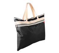 AKOOSY A3 Zipper File Bag Waterproof Multi-Layer Oxford Fabric Art Storage Pouch for School and Office Use Sturdy Document Organizer Multiple Compartments