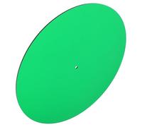 AKOOSY Acrylic Record Player Slipmat in Light Green Noise Reduction and Anti-static Protection for Vinyl Records and Turntables, Sturdy Turntable Platter Cover Mat for Improved Sound