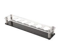AKOOSY Acrylic Shot Glasses Holder Rack for Whiskey Cups Sturdy and Stylish Organizer Tray for Spirit Liquor Serving Practical Bar Accessory for Parties Festivals and Home Use