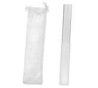 AKOOSY Acrylic Tibetan Singing Bowl Mallet with Comfortable Grip and Smooth Surface, Simple Looking White Striker for Spiritual and Relaxation