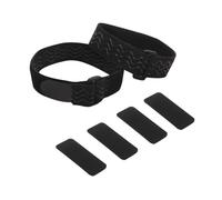 AKOOSY Adjustable Elastic Boot Straps with Self-adhesive Anti-slip Tape for Calf and Knee-high Boots Black Stretch Bands for Secure Fit Various Leg