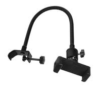 AKOOSY Adjustable Rotating Microphone Stand Phone Holder Clip with Flexible Hose for Desk and Mic Stand Multi-angle Phone Mount Compatible with Various Smartphones