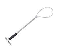 AKOOSY Adjustable Stainless Steel Pig Holder Catcher Pole for Livestock Restraining Portable Durable Farm Equipment for Pigs Cattle and Sheep Labor Saving and Safe Animal Handling Tool