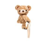 AKOOSY Adorable Little Bear Plush Crossbody Bag for Women with Moderate Storage Soft Single Shoulder Design for Daily Use Travel Shopping and School Accessories