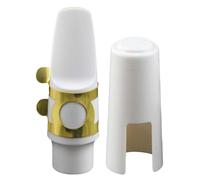 AKOOSY Alto Saxophone Mouthpiece Replacement Made of White Resin to Boost Vibration and Sound Quality for Saxophone Accessories
