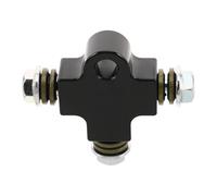 AKOOSY Aluminium Alloy Brake Oil Pipe Tee Shaped Precision Hydraulic Brake Line Connector for ATV Dirt Bikes Go Karts Metal Union Joint Ensuring Fast Response and Stable Oil Flow