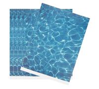 AKOOSY Artificial River Tile Sheet 5Pcs Plastic Self-Stick Water Ripple Effect for Sand Table Stream and Lake Models Mini Landscape Scenery Decor