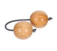 AKOOSY Bamboo Kashaka Rhythm Shaker Double Gourd African Percussion Instrument Hand Percussion Eggs Maracas Shaker for Music Classes Small Bands and Solo Performances
