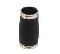 AKOOSY Black Plastic Clarinet Barrel Accessory with Lightweight Design and Enhanced Durability, 62mm Two-section Pipe for Woodwind Instruments, for Practice Sessions and Teaching