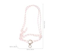 AKOOSY Braided Rope Livestock Bridle Nylon Lightweight Halter for Cattle