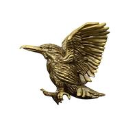 AKOOSY Brass Bird Keychain Pendant Antique Style Unique Diy Pendant Chic Small Keyring Bird Robin Ornament