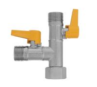 AKOOSY Brass Shower Diverter Valve G1/2 20mm T Shape 3 Ways with Easy Installation and Efficient Water Control for Bathroom Use in Busy Households