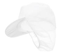 AKOOSY Breathable Chef Cap for Kitchen and Restaurant Use Dust and Oil Resistant Food Service Hat Comfortable Unisex Cooking Uniform Hat for Chefs and Waiters Easy Wear and Wash White