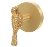 AKOOSY Brushed Brass Bird Coat Hook Wall Mounted Multipurpose Hanger for Home Decor Stable Clothes Hook for Jackets Handbags Hats Keys and Scarves Easy Installation for Living Room and