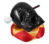 AKOOSY Buddhist Temple Block Wooden Fish Set 4-inch with Cushion and Mallet for Chanting Meditation Religious Prayer Tool